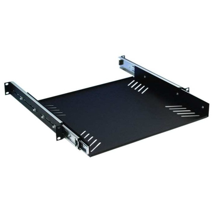 Adam Hall - Adam Hall 87556 19 Zoll Rackwanne 1 HE mit Auszugsschienen Schwarz