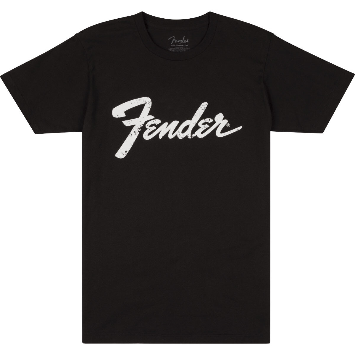 Fender Logo Date Back Tee Black S