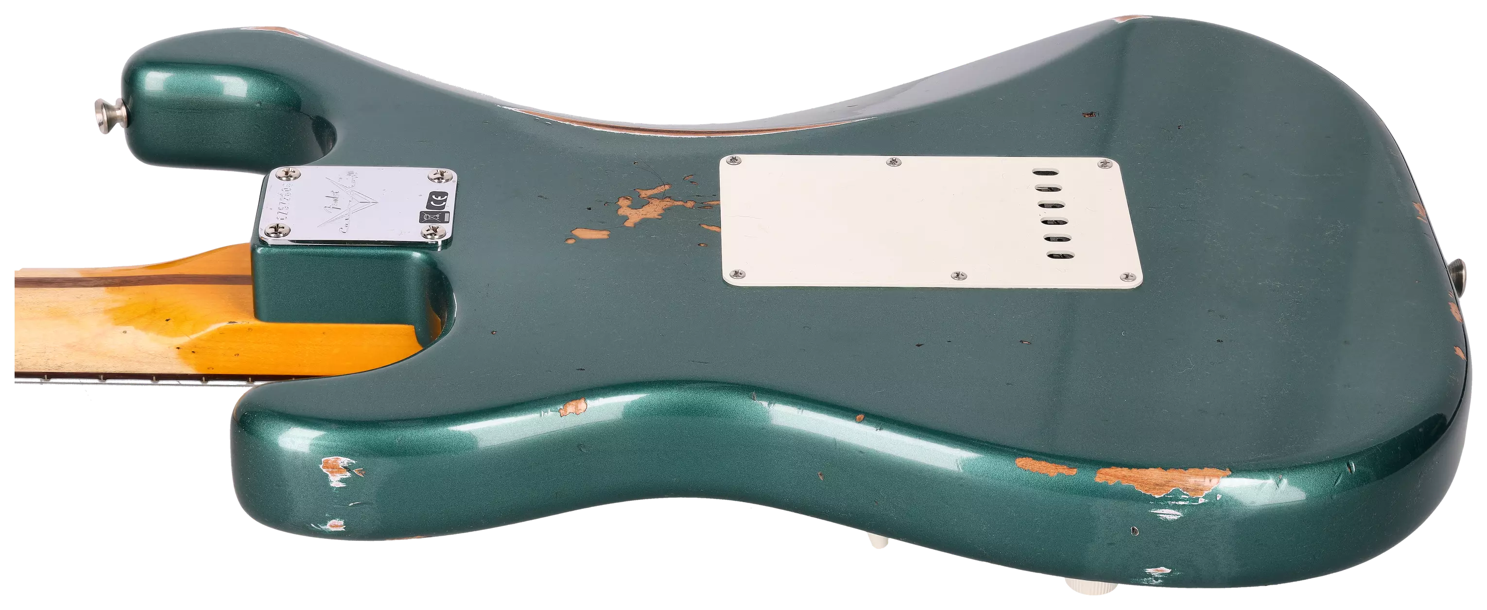 Fender Custom Shop 1963 Stratocaster Relic Aged Sherwood Green Metallic #1 10