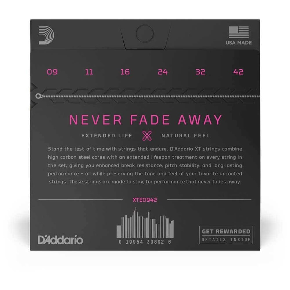 D’Addario - D’Addario XTE0942 - XT Electric Nickel Plated Steel 09-42 - 2