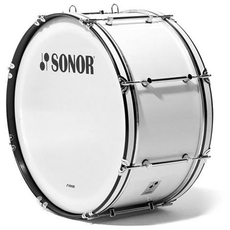 Sonor B Line 26" x 12" Marching Bass Drum White