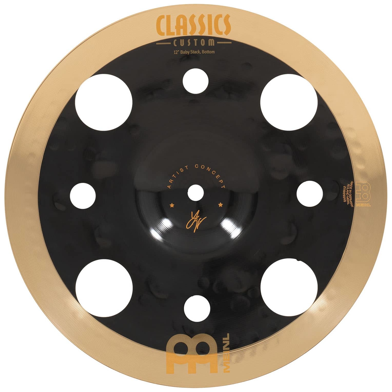 Meinl Cymbals - Meinl Cymbals 10 12 Artist Concept Model Baby Stack - Luke Hol land - 5