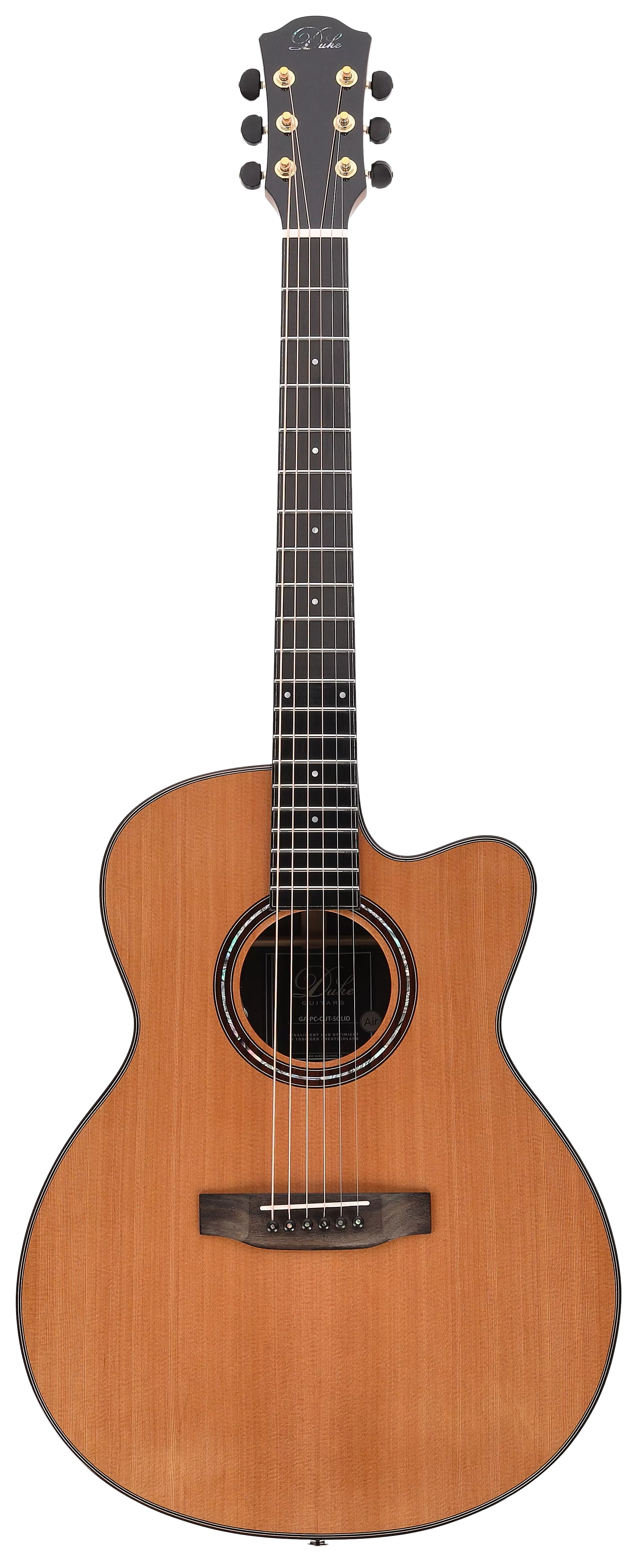 Duke Guitars GA-PC-Cut-Solid-Air