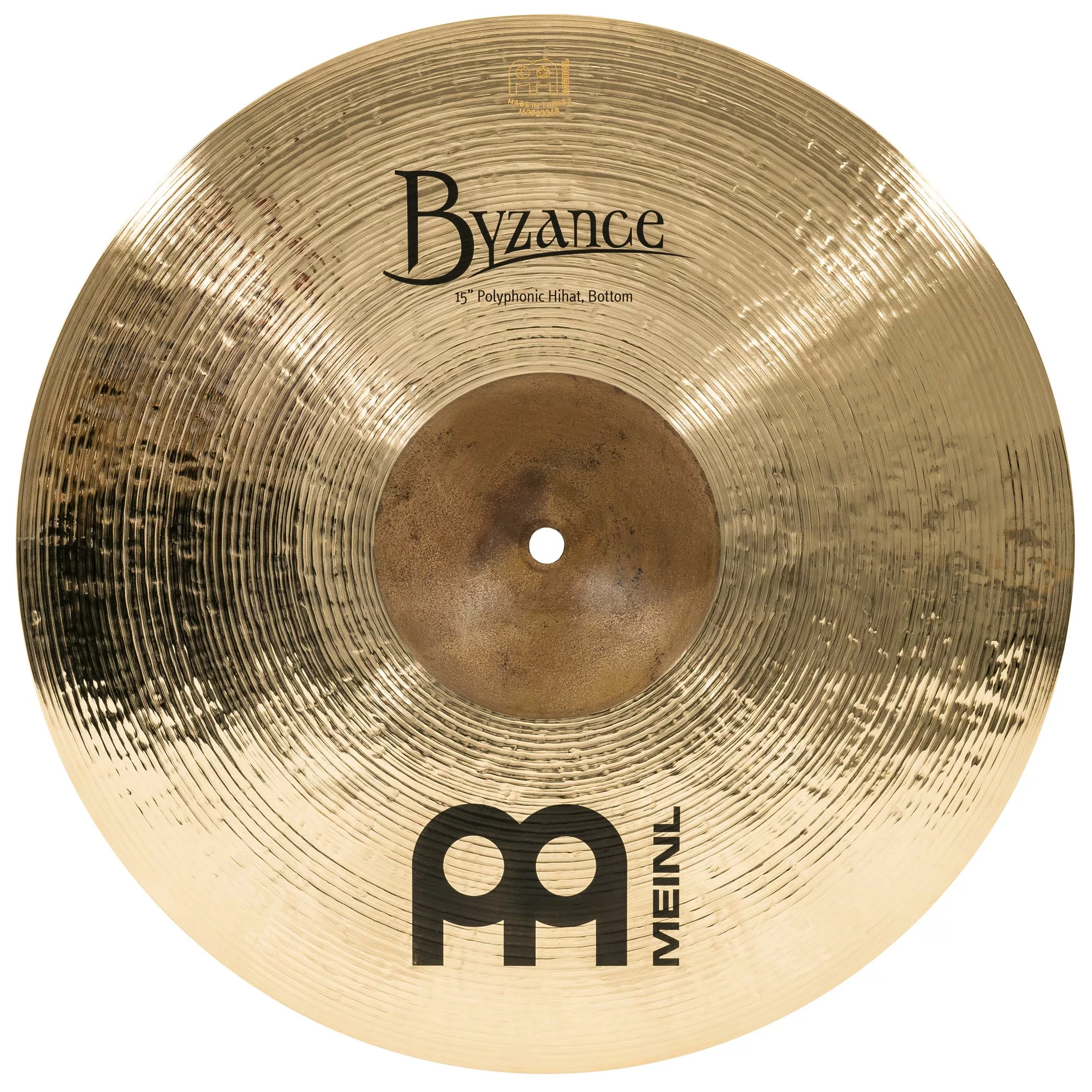 Meinl Cymbals B15POH-B 15" Byzance Brilliant Polyphonic Hihat Limited Edition 6