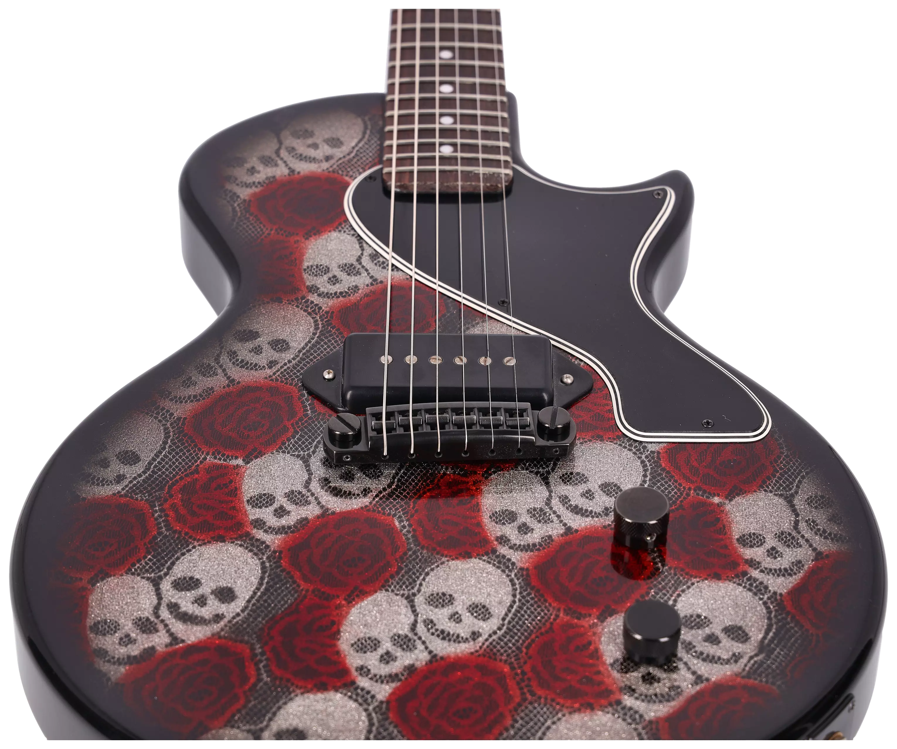 Rock N Roll Relics Thunders SC Skull + Roses Lace Art 4