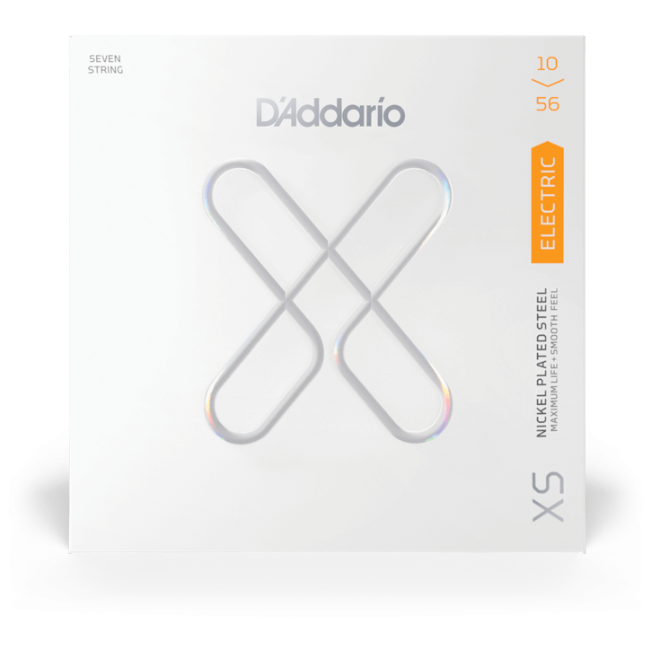 D’Addario XSE1056 - XS Nickel Coated | 010-056 | 7-string Regular Light