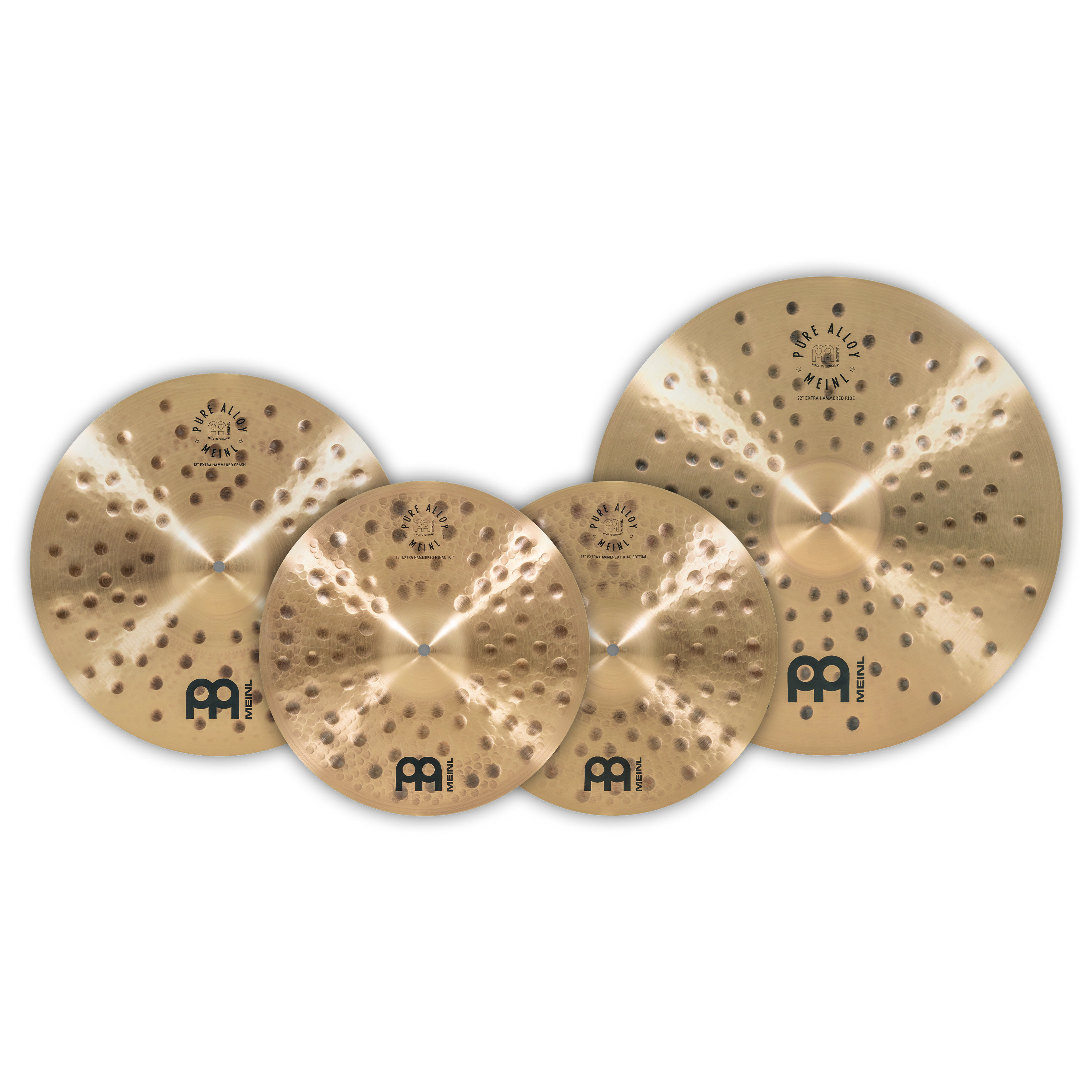 Meinl Cymbals PA-CS1 - Pure Alloy Complete Cymbal Set