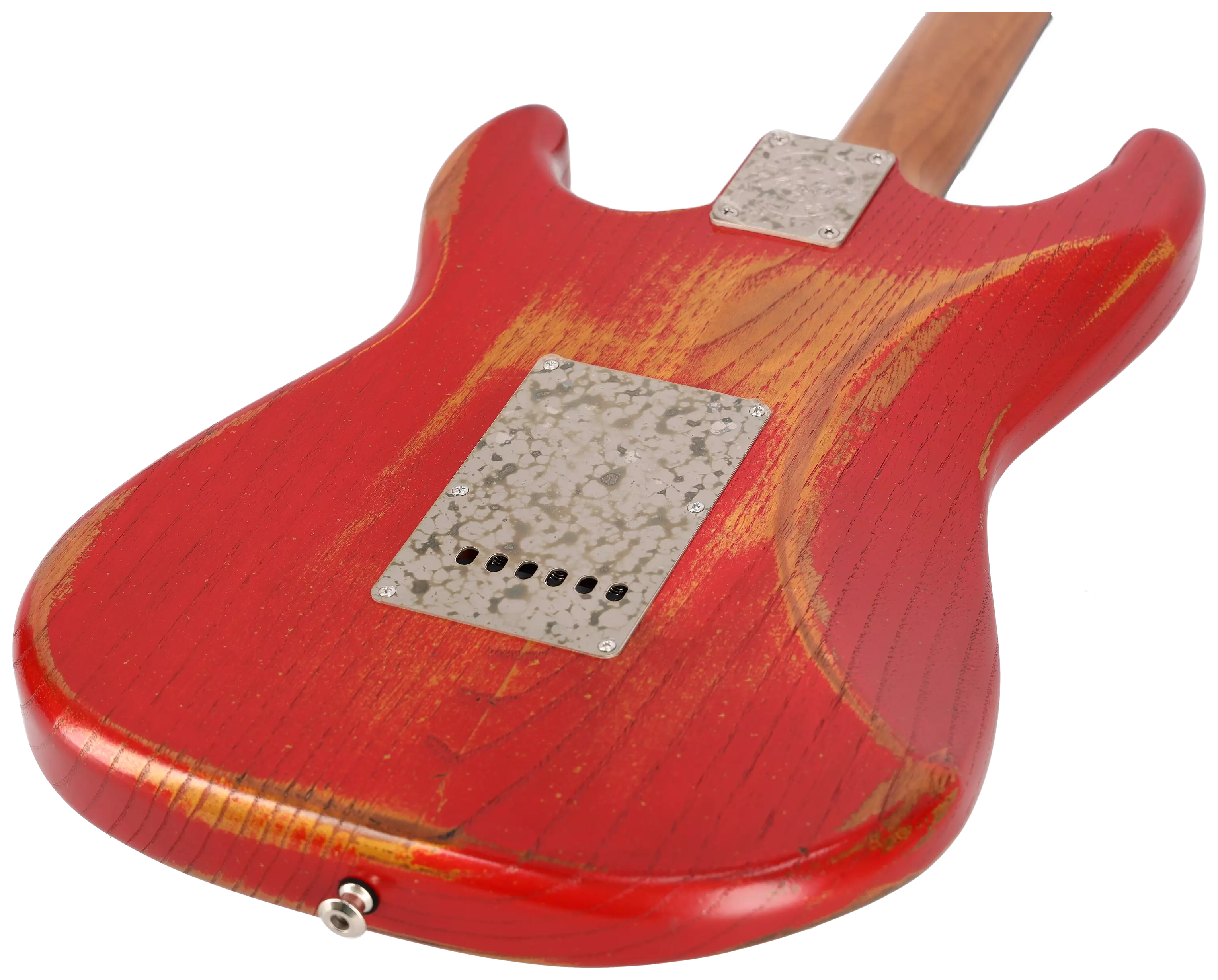 Paoletti Guitars Alfa Loft HSS Heavy Aged Gold Ruby #165522 7