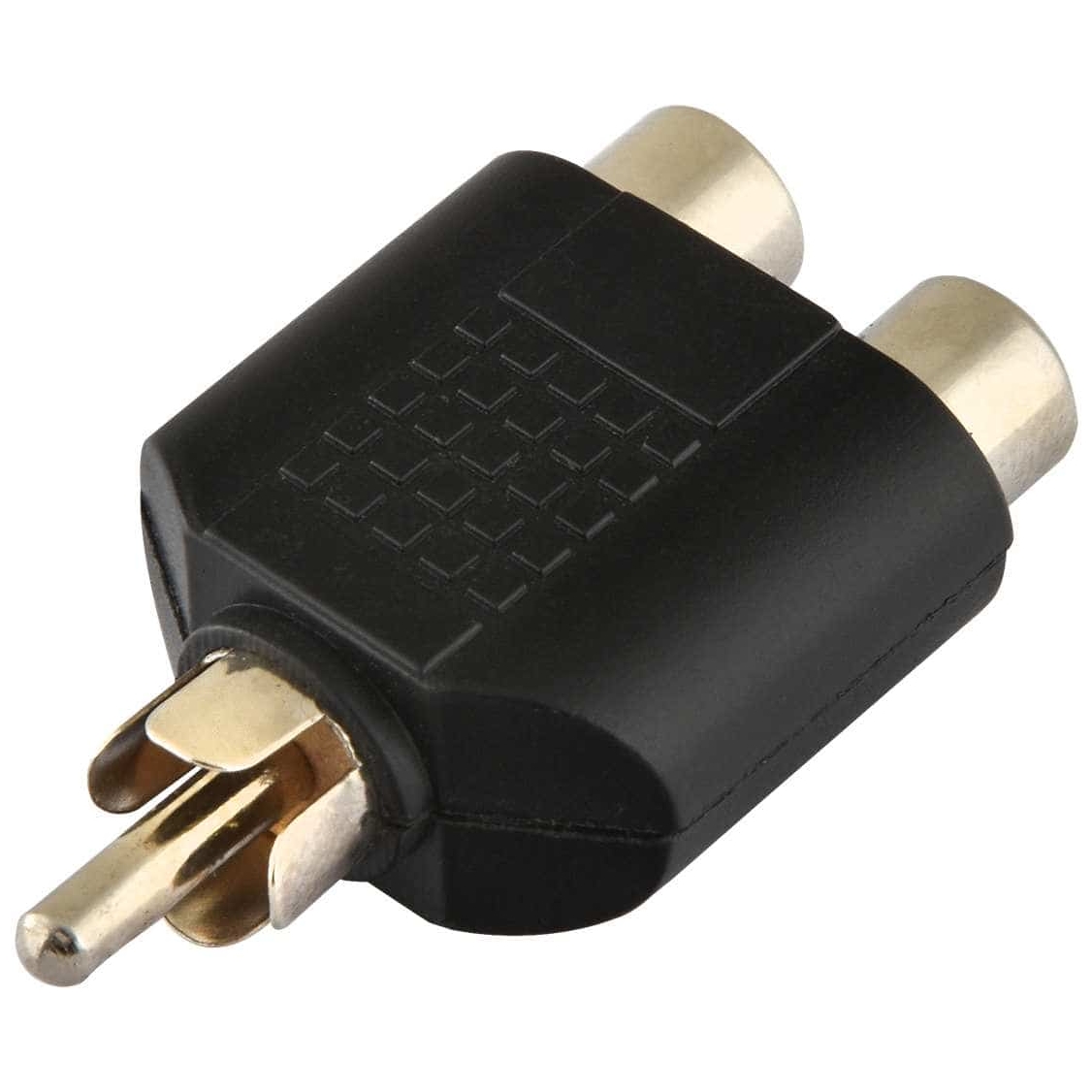 Klang - Klang Y-Adapter Cinch-Stecker auf 2x Cinch-Buchsen - 1