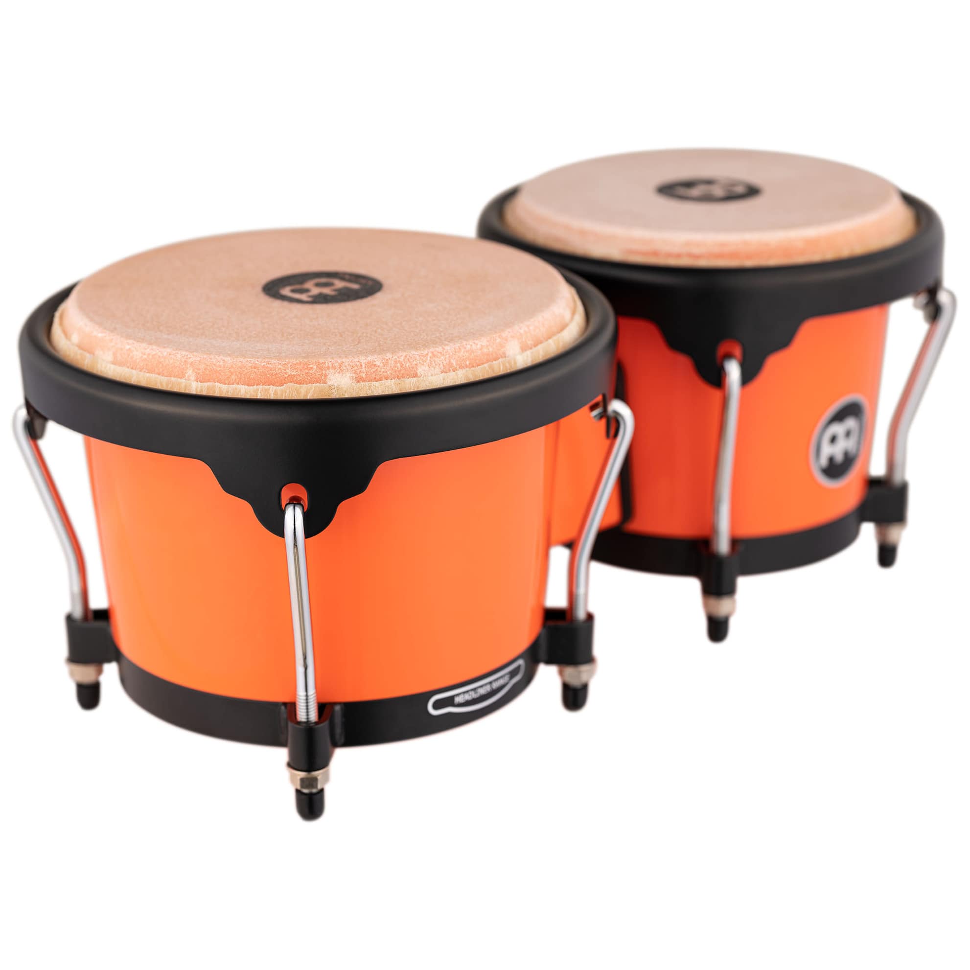 Meinl Percussion HB50EC - 6 1/2" & 7 1/2" Molded ABS Bongo, Electric Coral   5