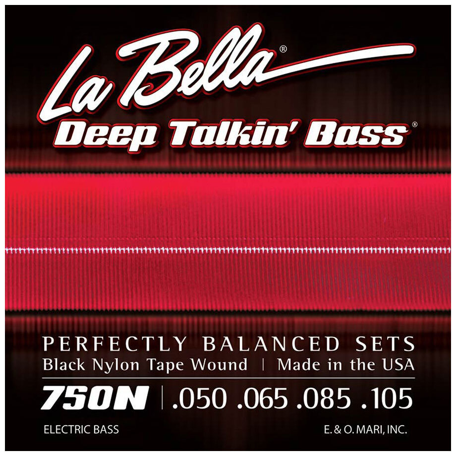 La Bella Black Nylon L-750N
