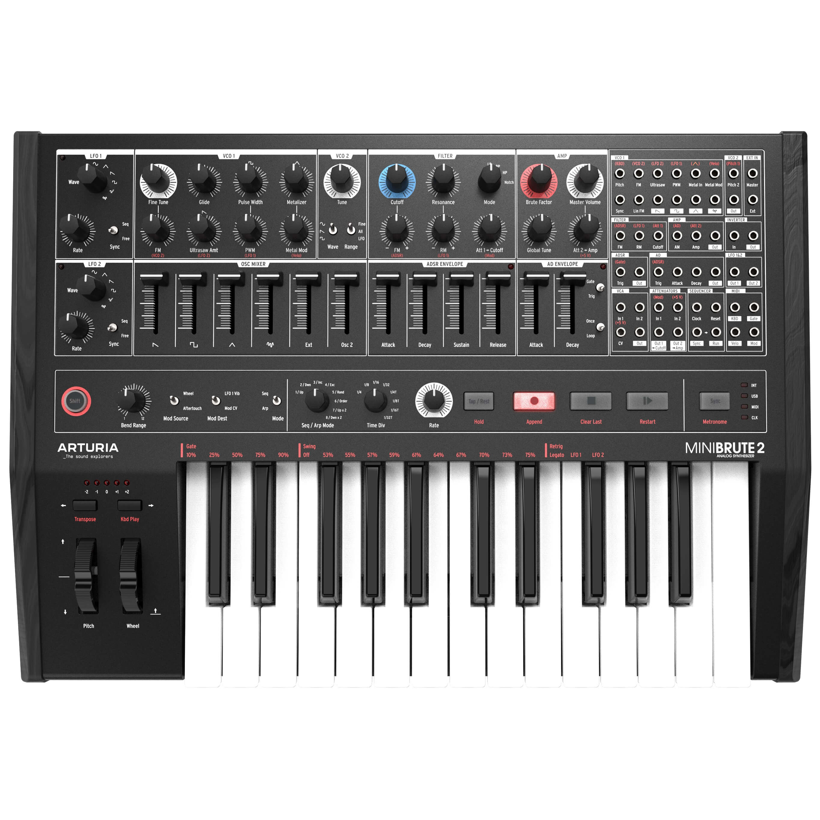 Arturia - Arturia MiniBrute 2 Noir
