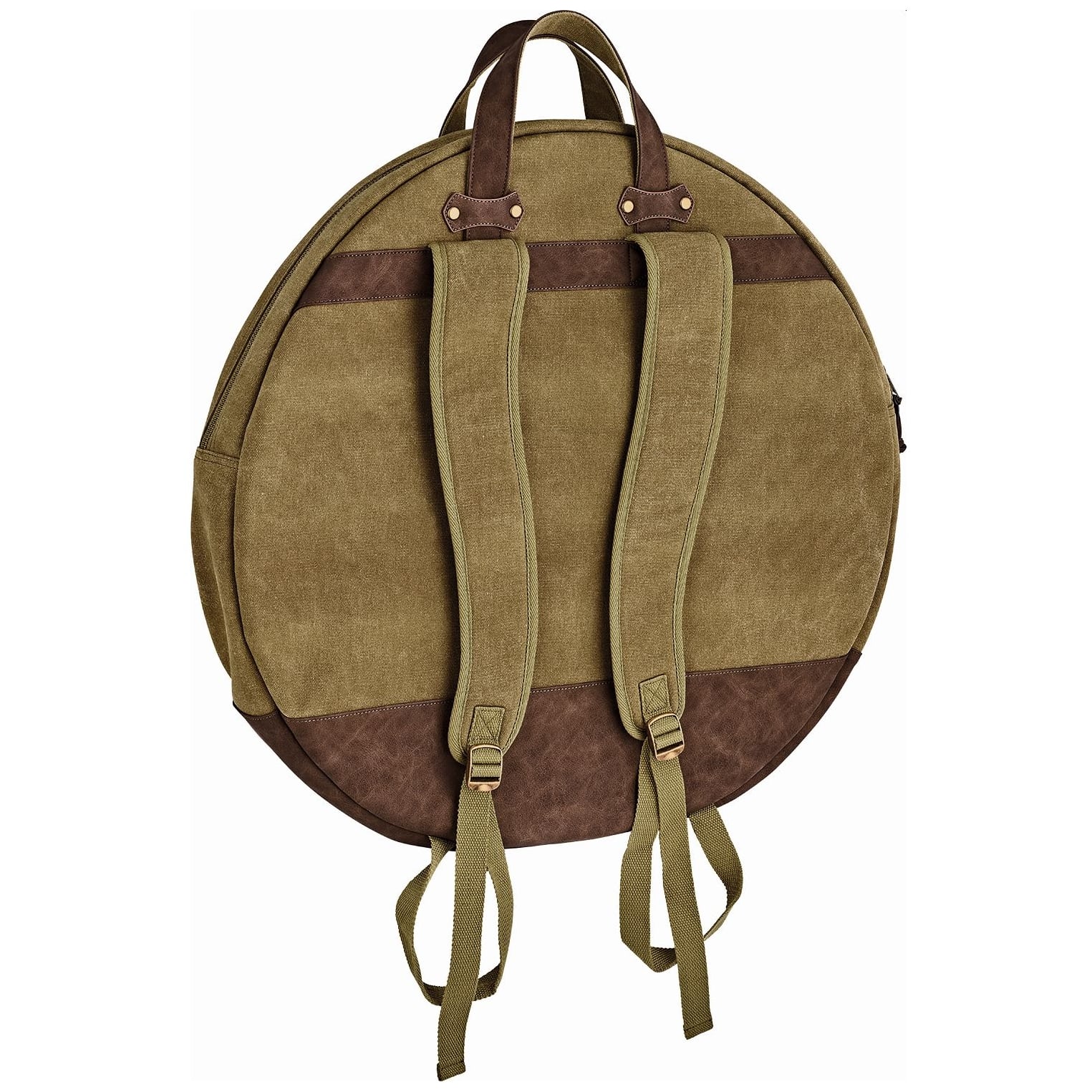 Image of Meinl cymbals mwc22kh 22 canvas collection cymbal bag  vintage khaki 10028396 4