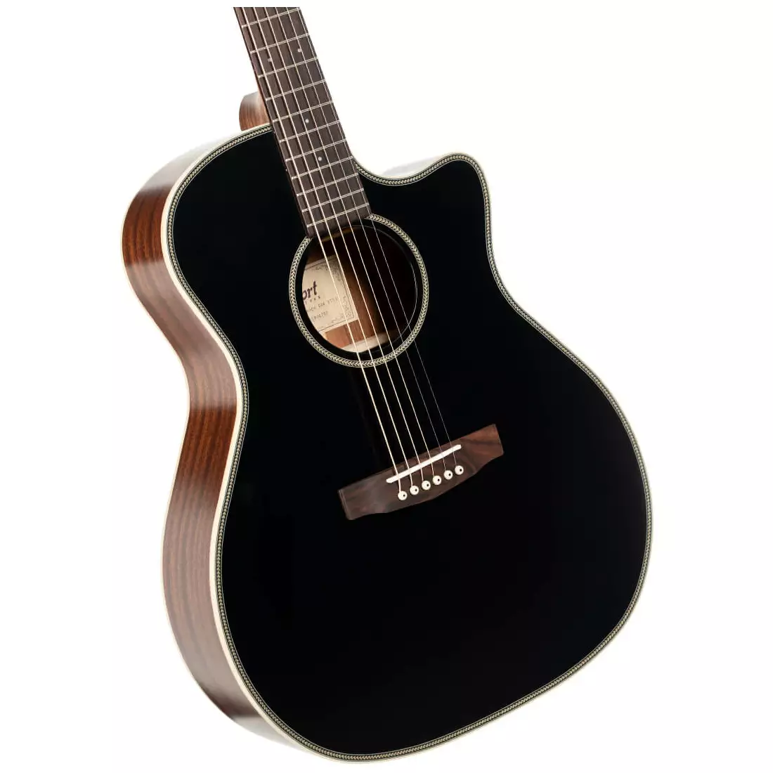 Cort Essence GA4 Black Top 5