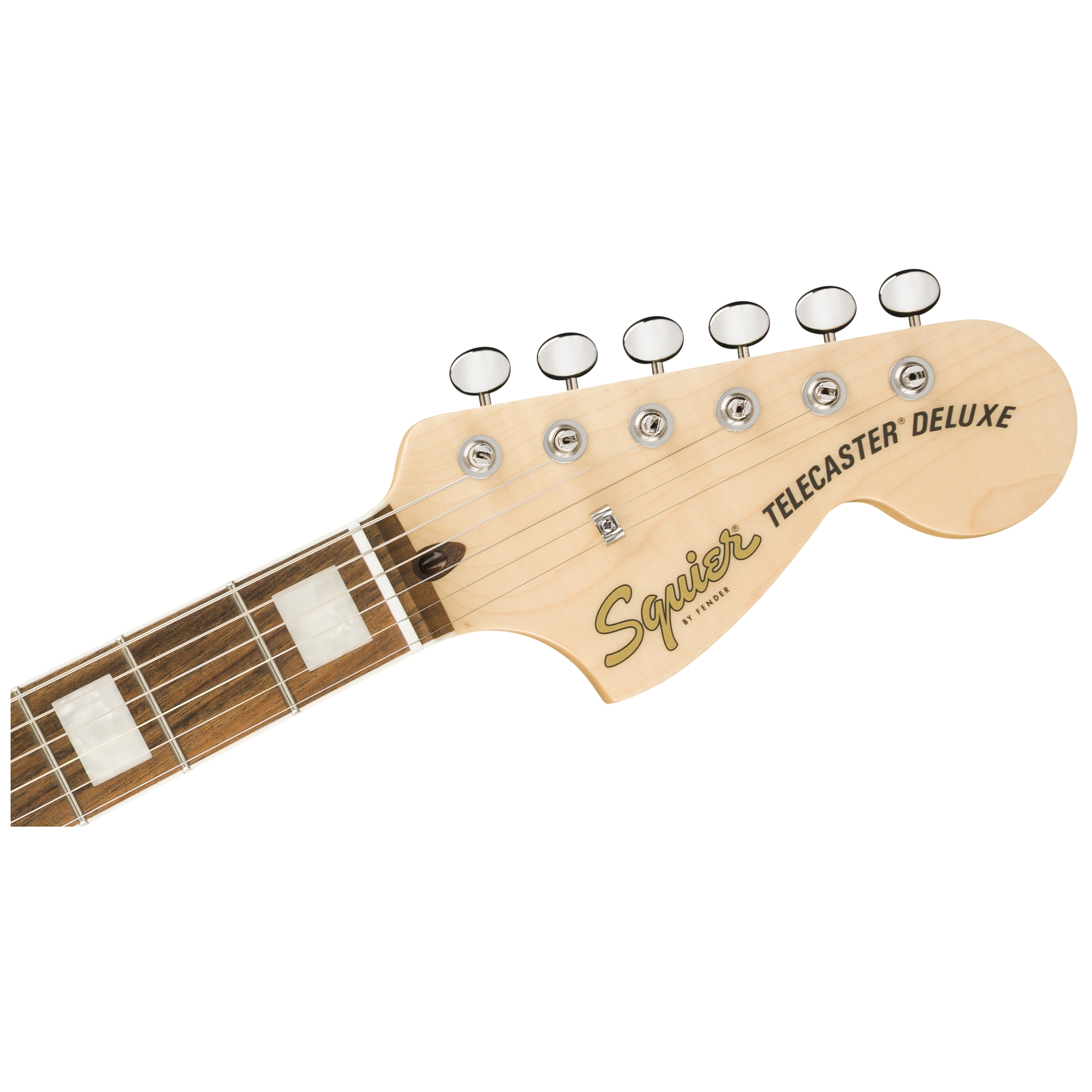 Squier by Fender Paranormal Troublemaker Telecaster DLX Bigsby LRL Parchment PG Black 4