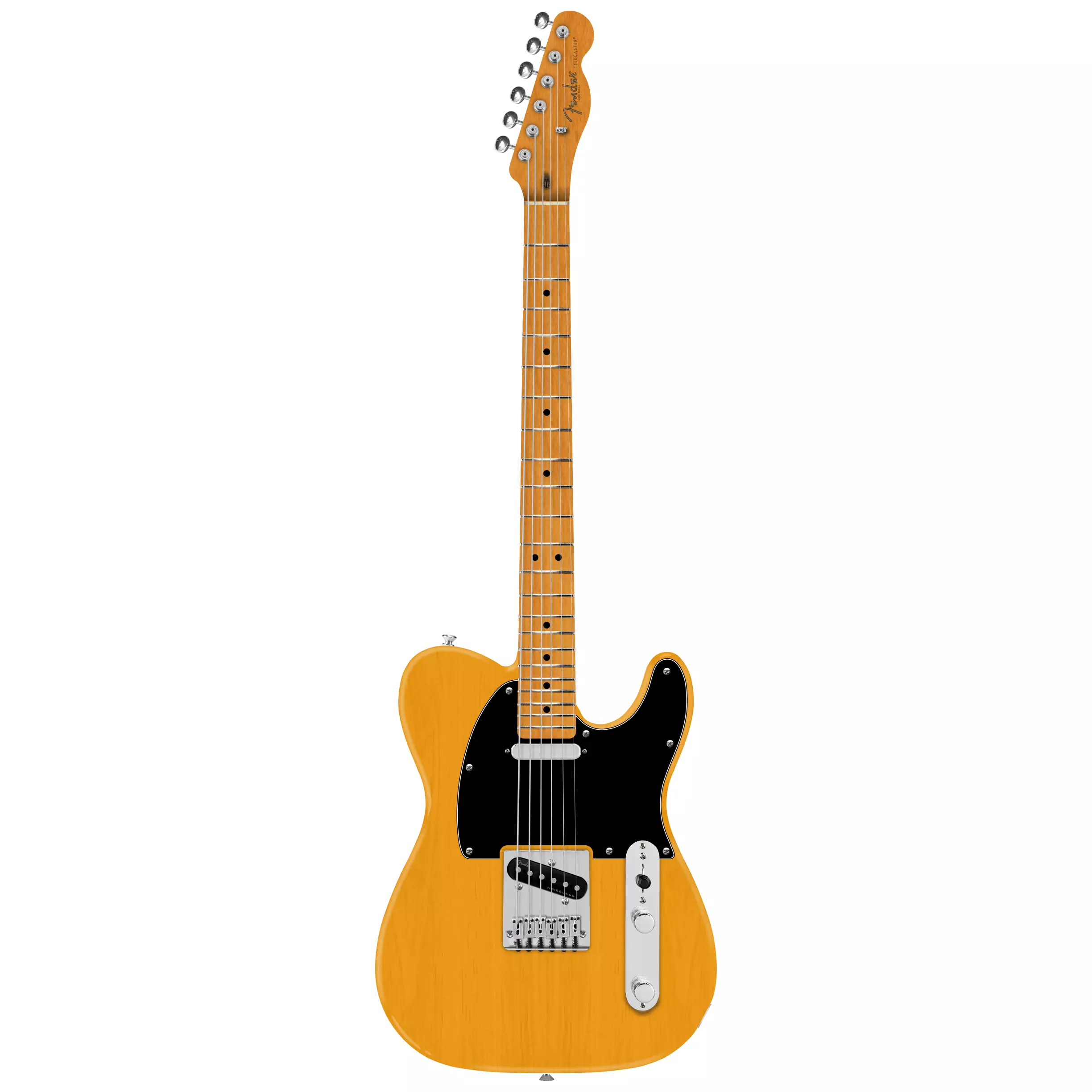 Fender 75th Anniversary Player II Baritone Telecaster MN Butterscotch Blonde 1