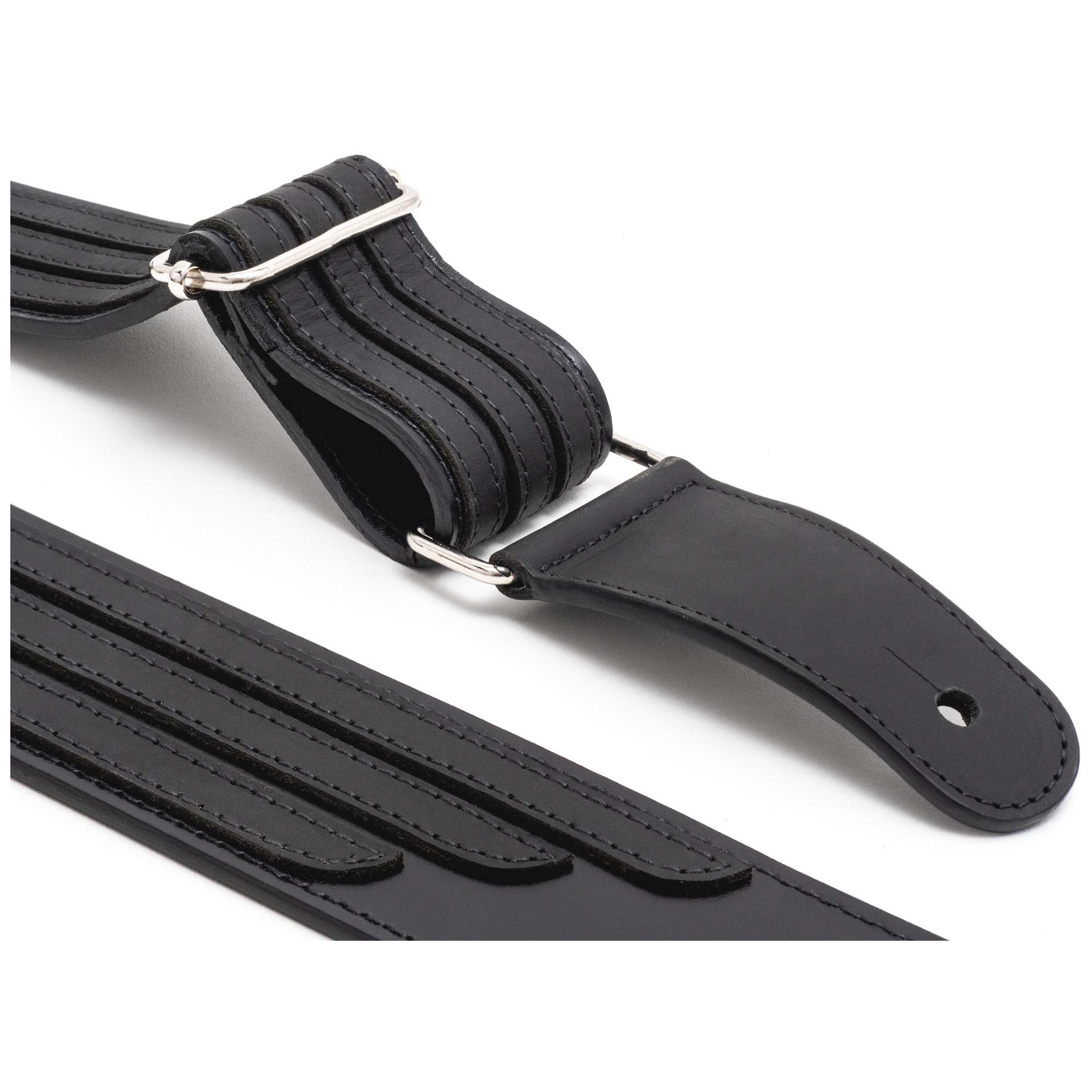 Image of Duesenberg 3 step strap custom 3 stripes slim bk 10027819 3