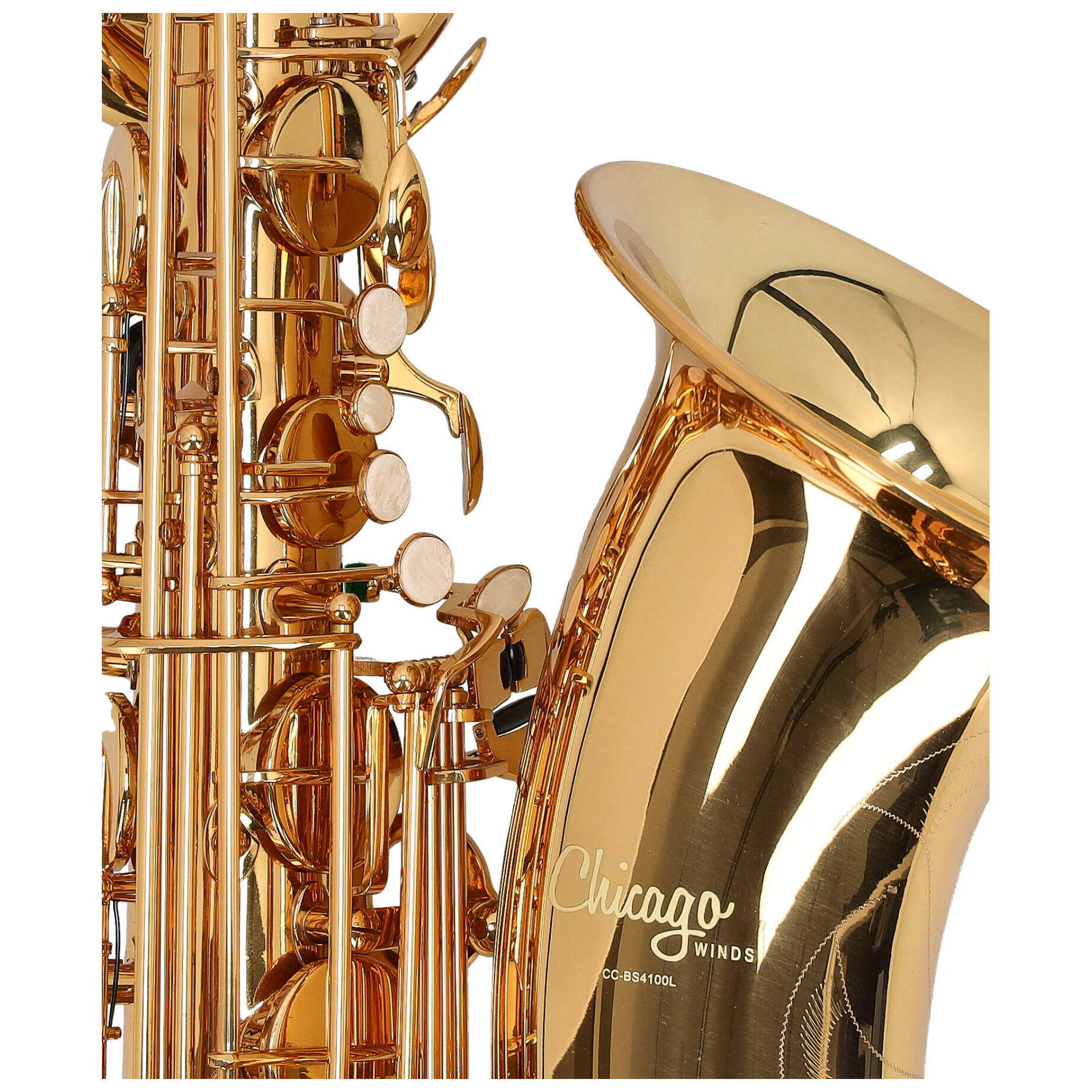 Chicago Winds CC-BS4100L Baritonsaxophon Goldlack 1