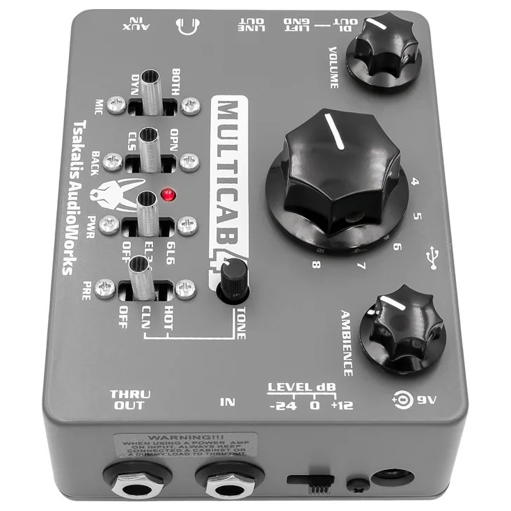 Tsakalis AudioWorks Multicab 4 Cabinet Simulator and Preamp 6