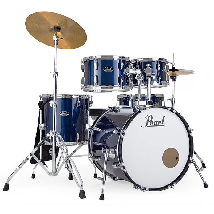 Pearl Roadshow 20" Royal Blue Metallic with Solar Cymbals