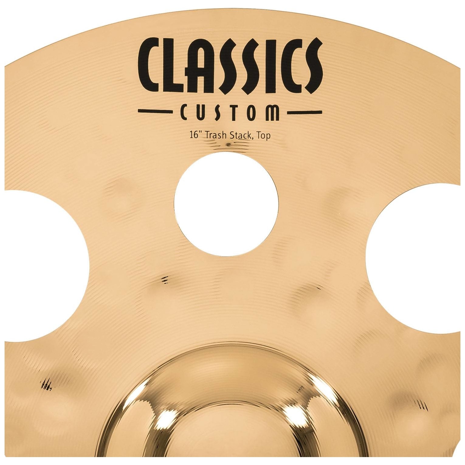 Meinl Cymbals - Meinl Cymbals CC-16STK - 16 Classics Custom Brilliant Trash Stack - 6
