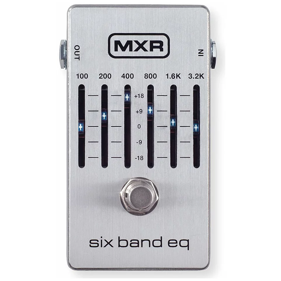 MXR M109S 6-Band Graphic EQ Silver 1