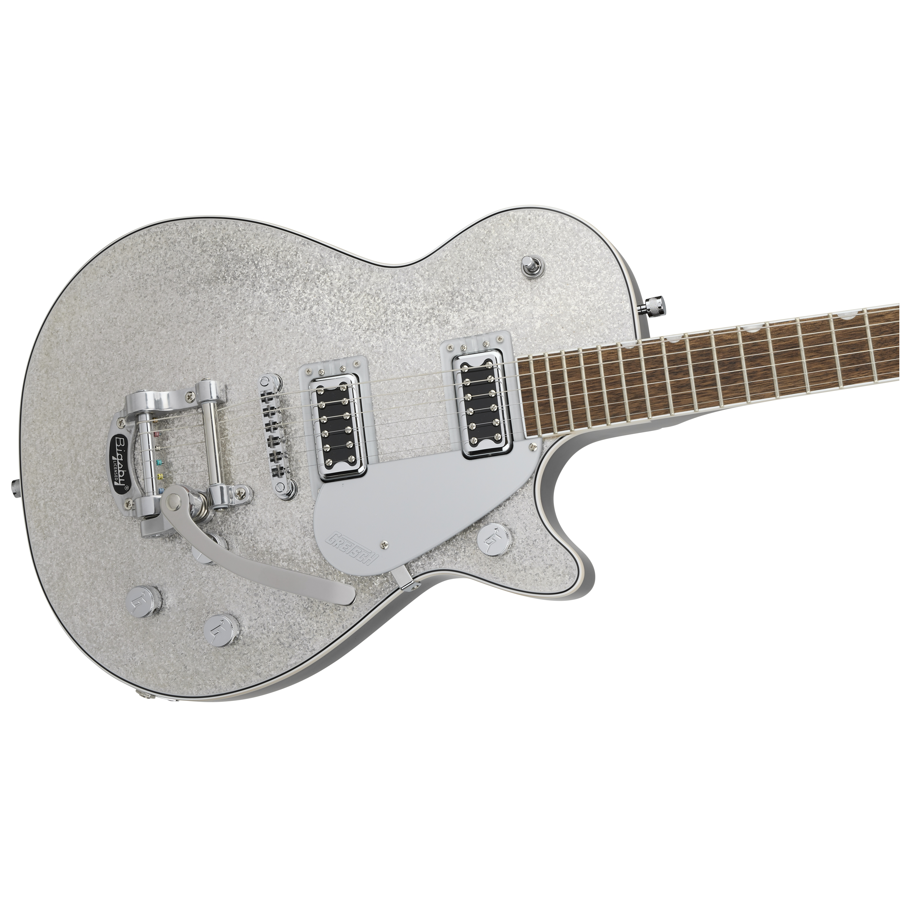 Gretsch G5230T Electromatic Sparkle Jet FT SC Bigsby Silver Sparkle 1