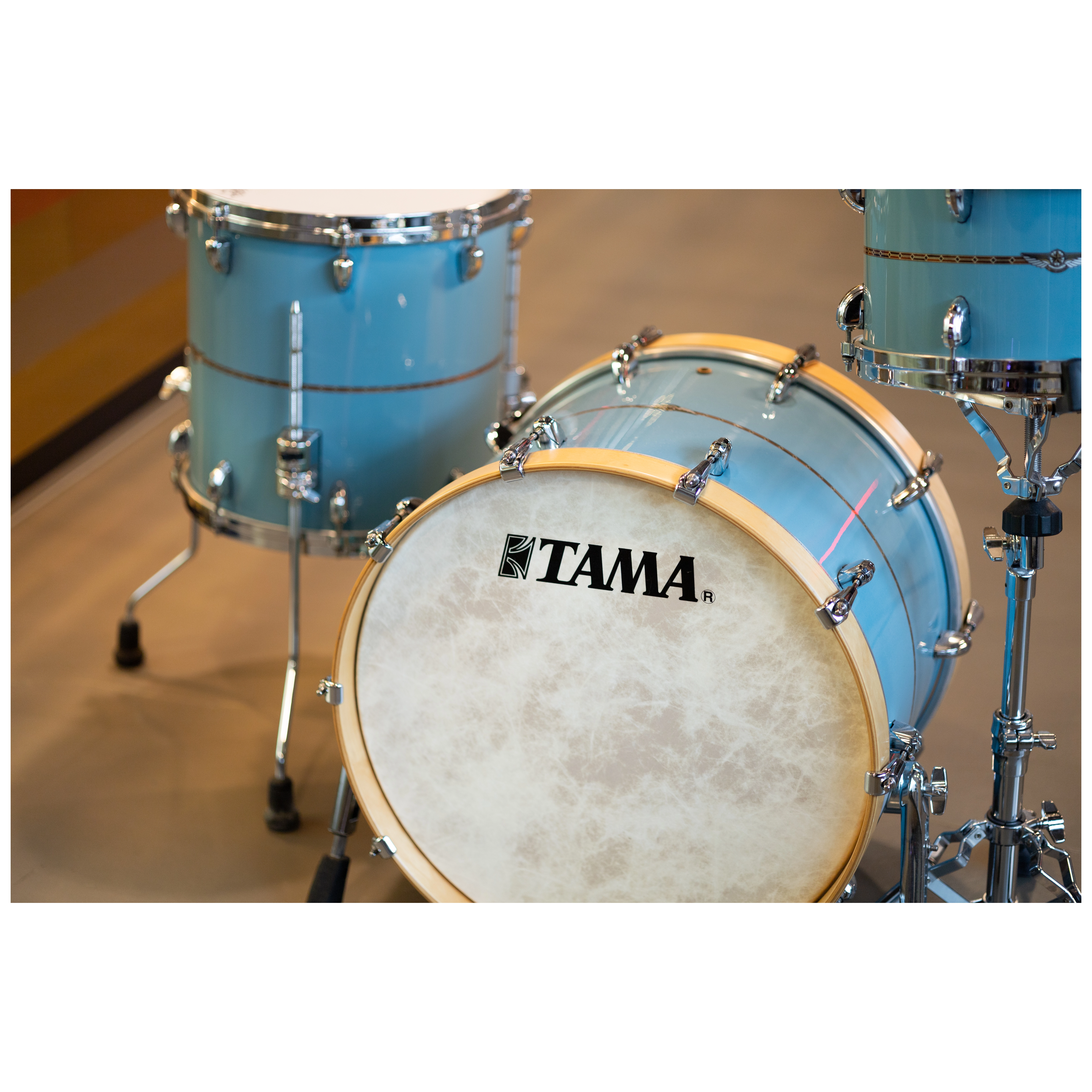 Tama STAR Maple Vintage Sea Blue 3pcs Shell Set 7