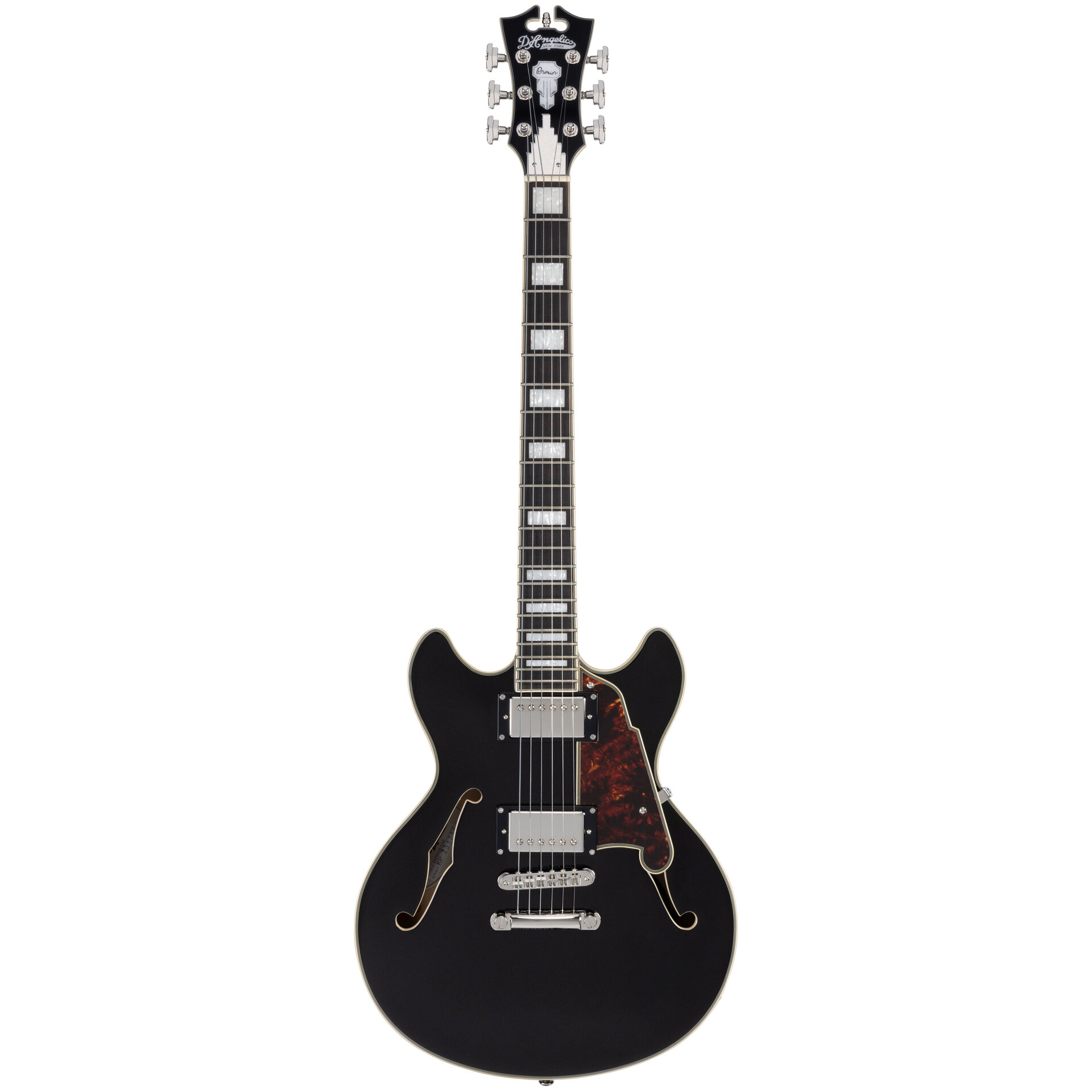 D’Angelico Guitars Premier Mini DC Black Flake
