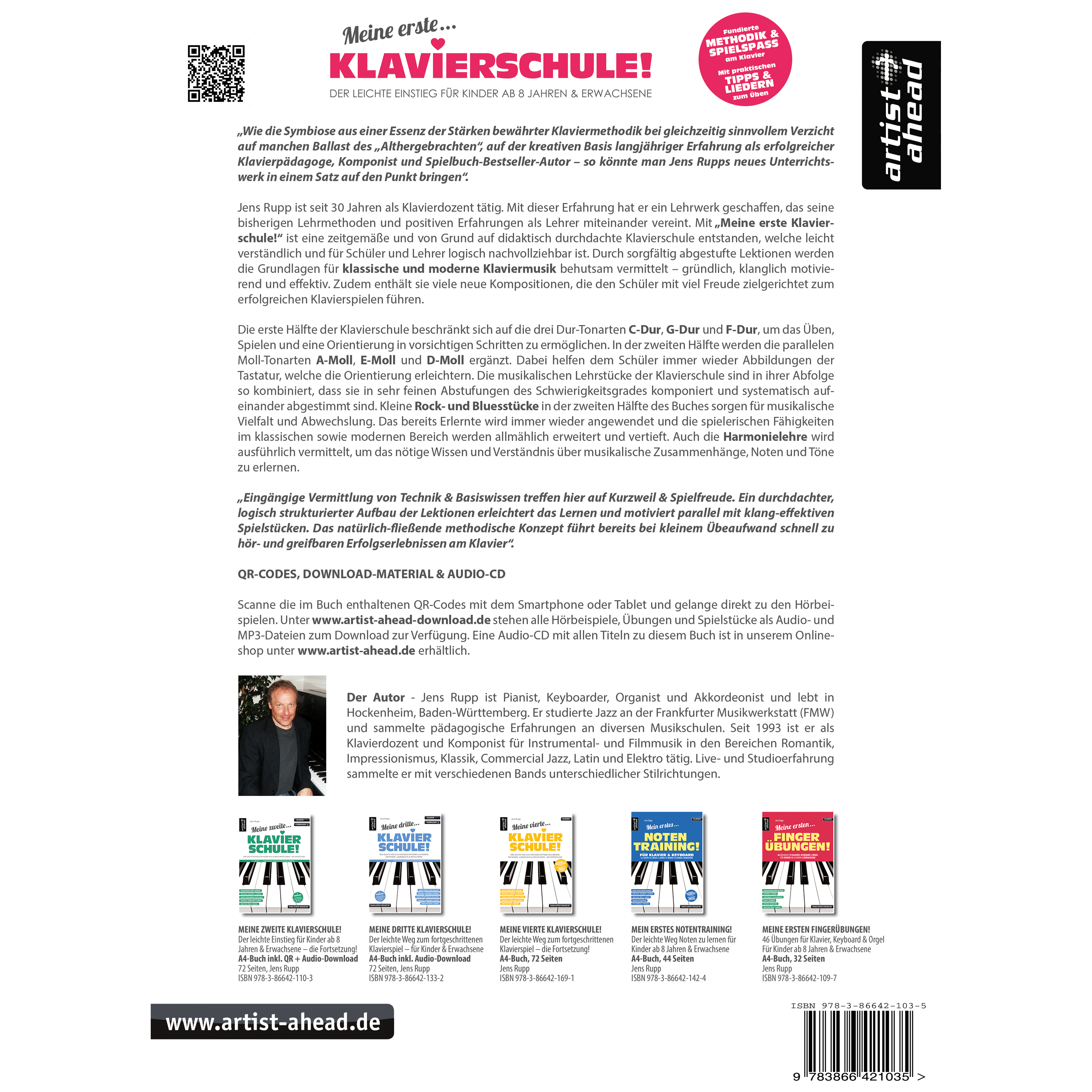 Artist Ahead Meine erste Klavierschule! - Jens Rupp 1