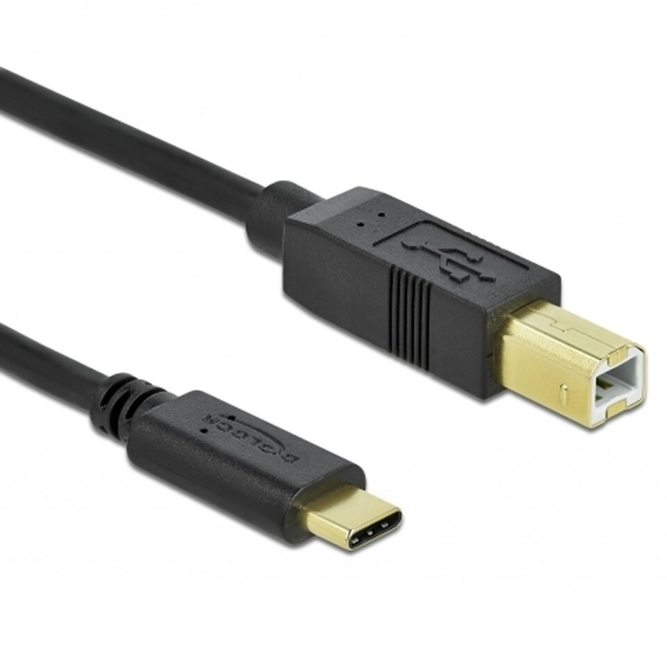 Delock USB 2.0 Cable Type-C to Type-B 4m 1