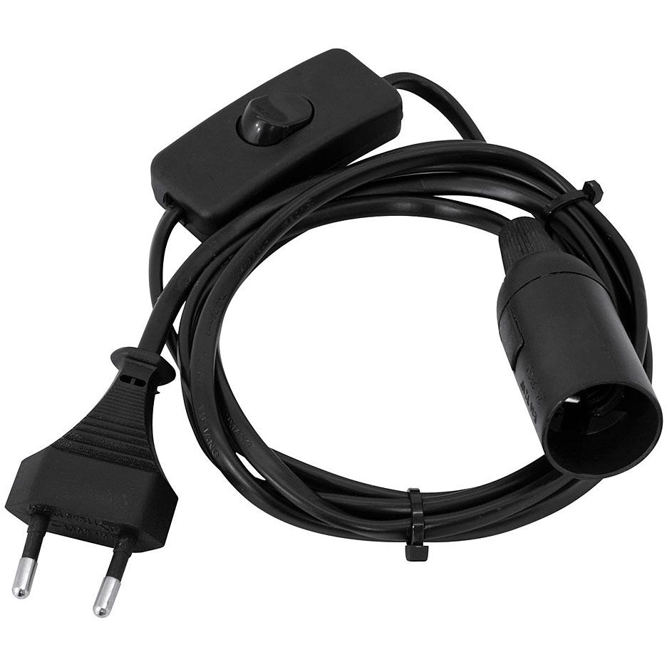 Eurolite E-14 Socket Power Cable, Plug, Switch