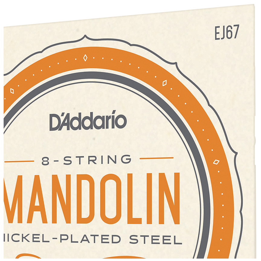 D’Addario EJ67 - Mandoline Nickel Plated Steel 011-039 10019541-2