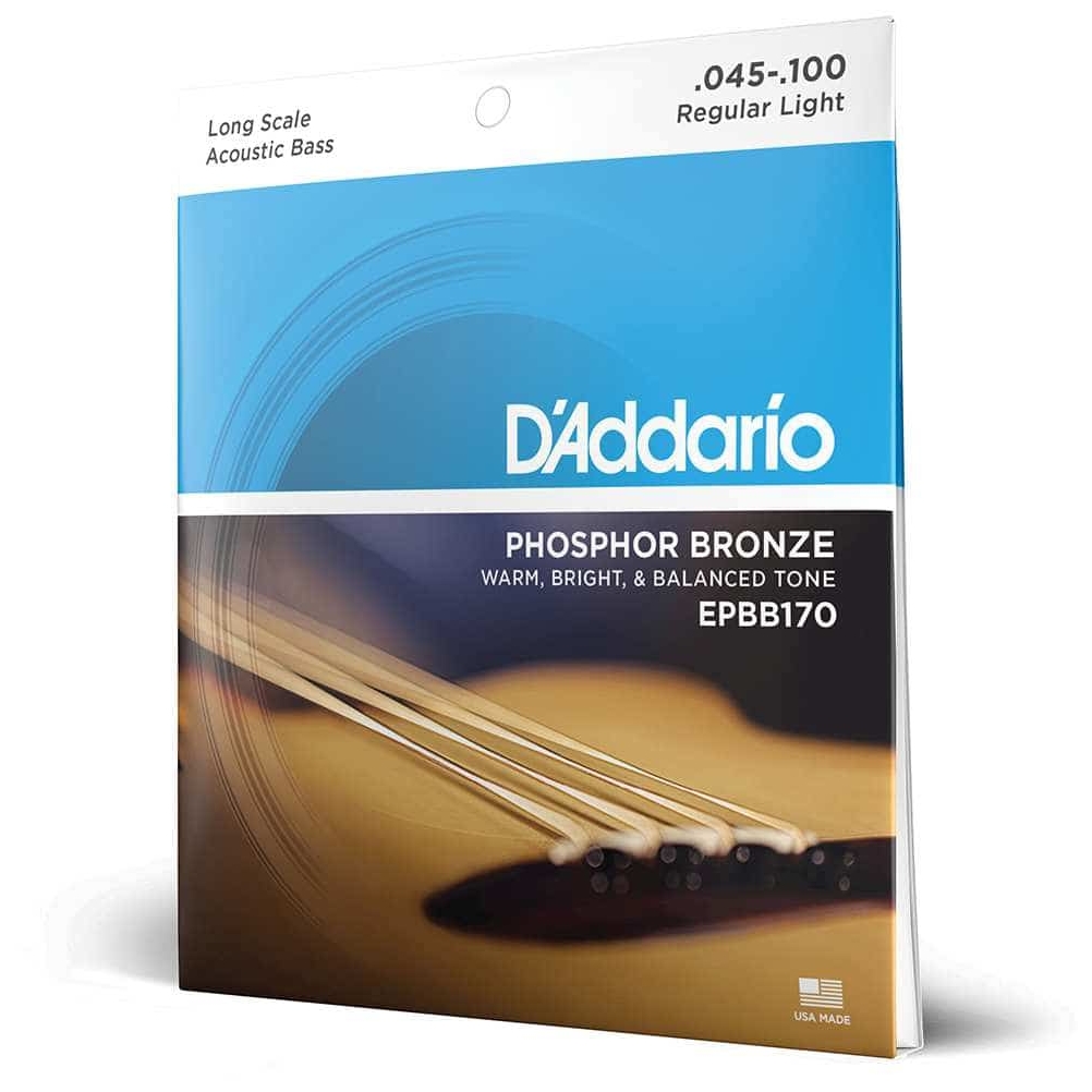 D’Addario - D’Addario EPBB170 - Acoustic Bass Phospor Bronze, Long Scale 45-100