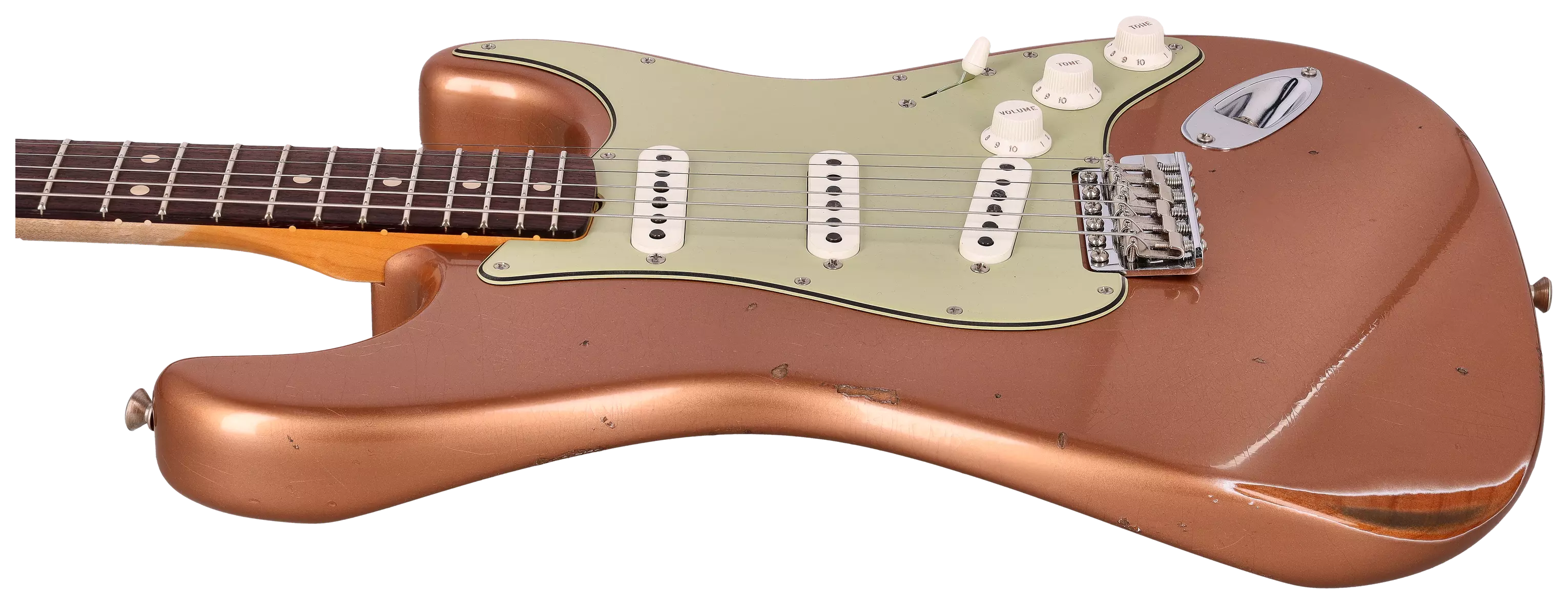 Fender Custom Shop 1963 Stratocaster Relic Aged Copper Metallic #CZ578517 9
