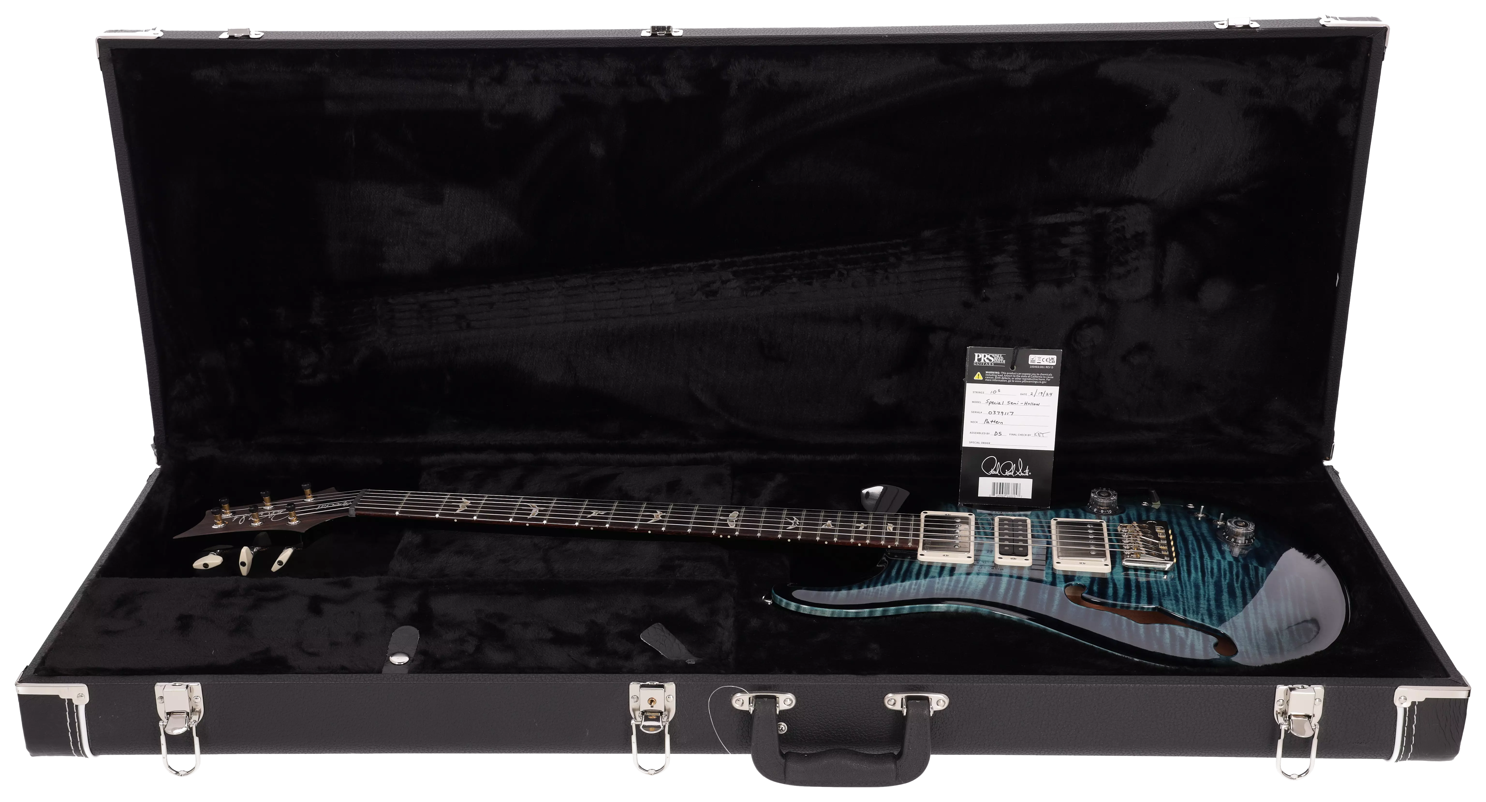PRS Special Semi-Hollow Cobalt Smokeburst #1 17