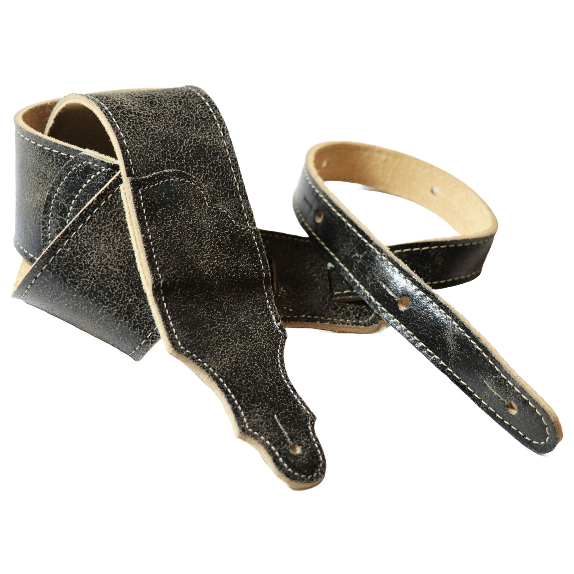  Slate Distressed Leather/Natural Stiching 2,5"