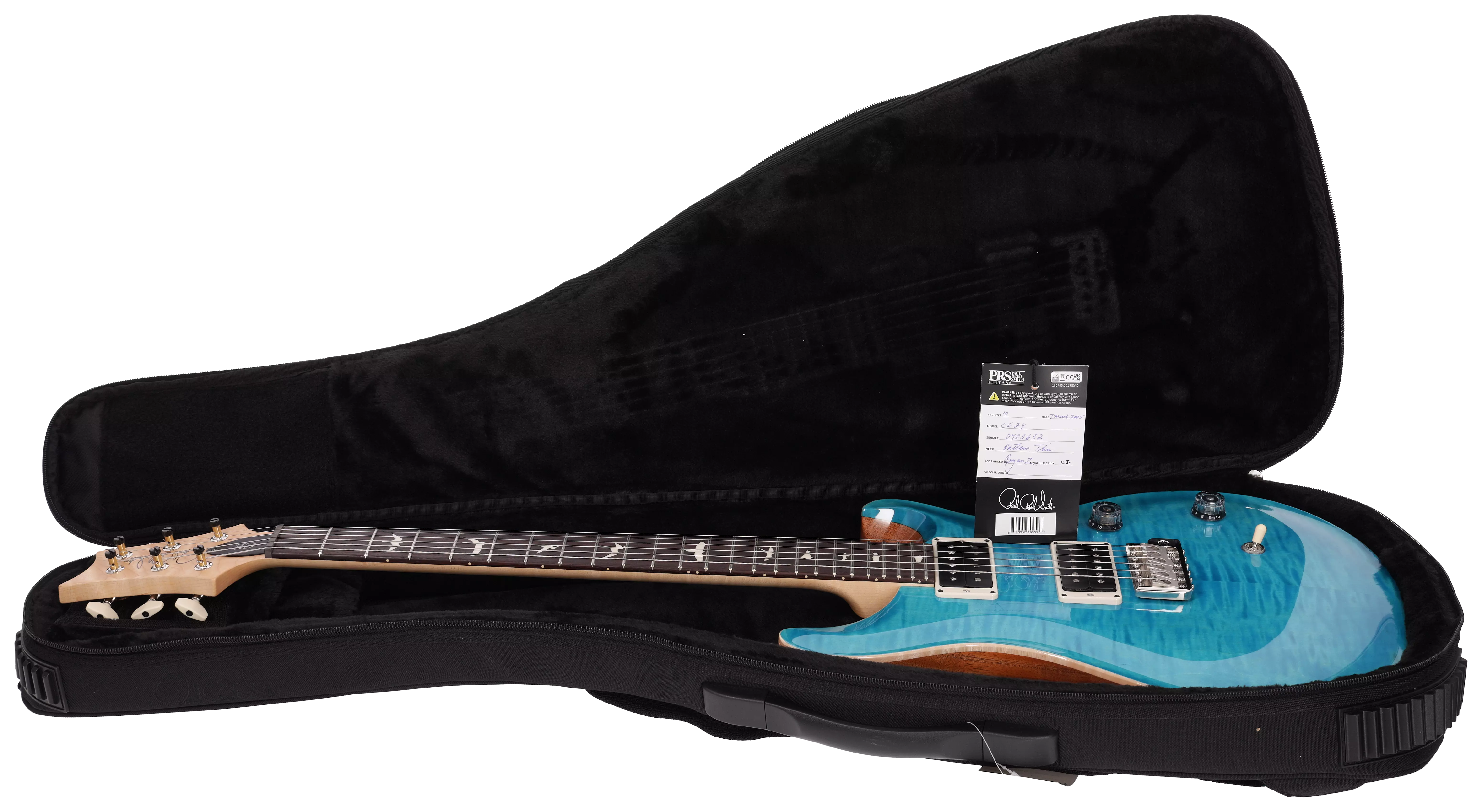 PRS CE 24 Bolt on Carroll Blue #1 17