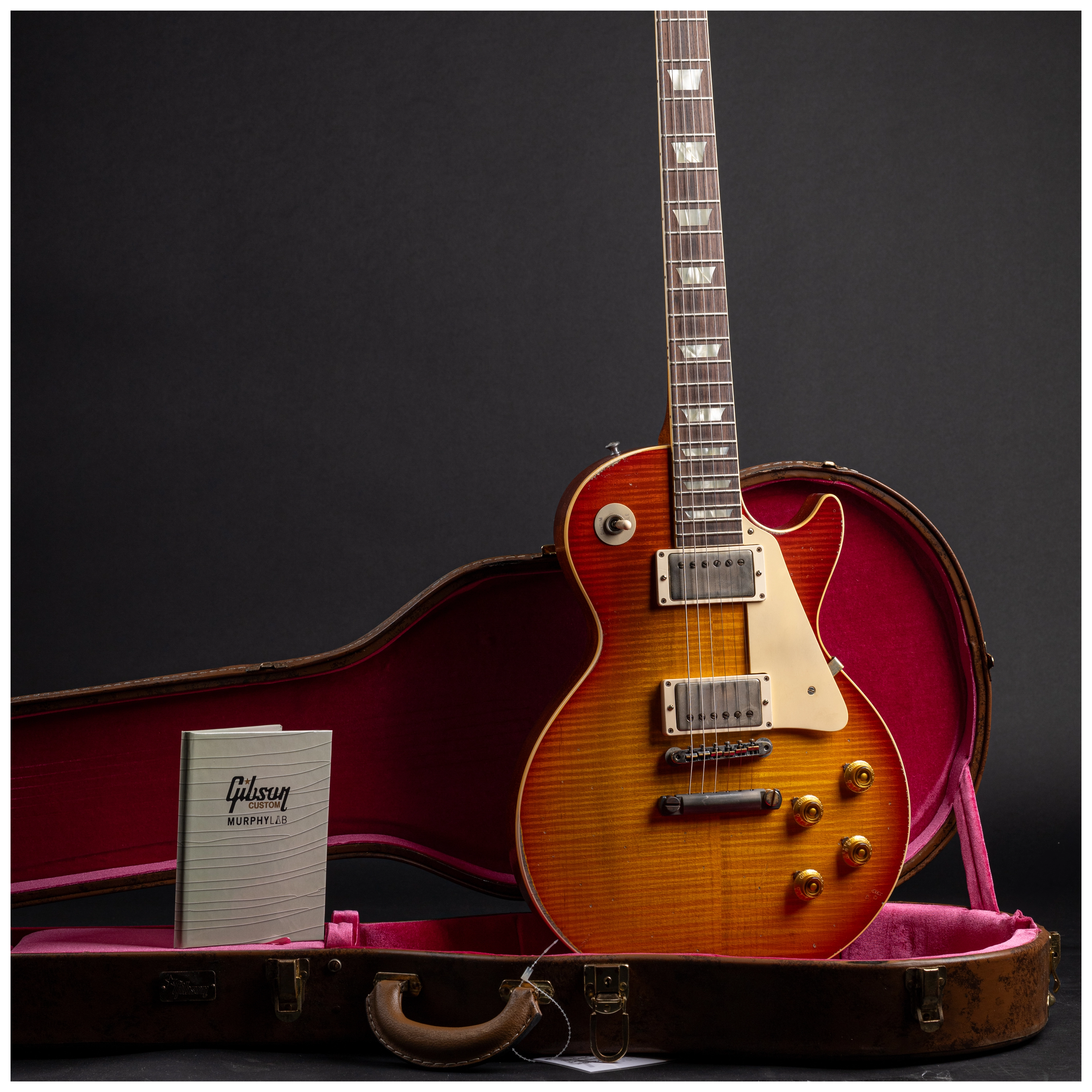 Gibson 1959 Les Paul Standard Reissue Heavy Aged Slow Iced Tea Fade Murphy Lab #2 42