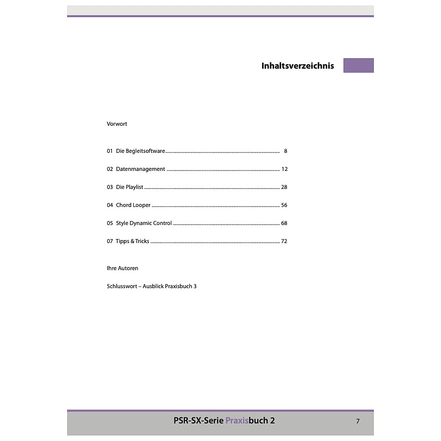 Keys Experts PSR SX-920/720 Praxisbuch 2 1
