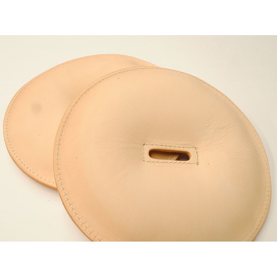 Paiste Concert Marching Cymbals Leather Pads Pair 3