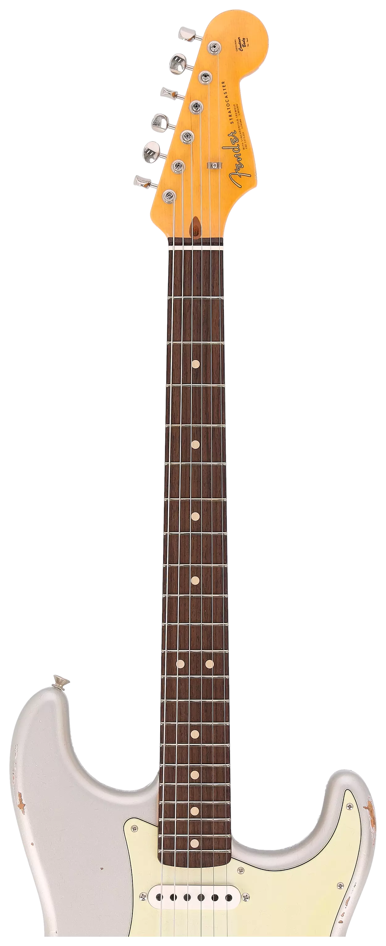 Fender Custom Shop 1963 Stratocaster Relic Aged Inca Silver Metallic #1 5