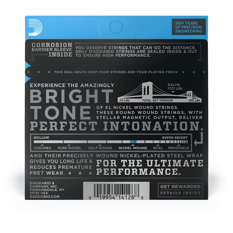 D’Addario - D’Addario EXL115 - XL Electric Nickel Wound 011-049 - 1