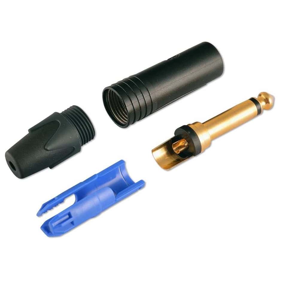 Neutrik - Neutrik NP2X-B Monoklinkenstecker Gerade