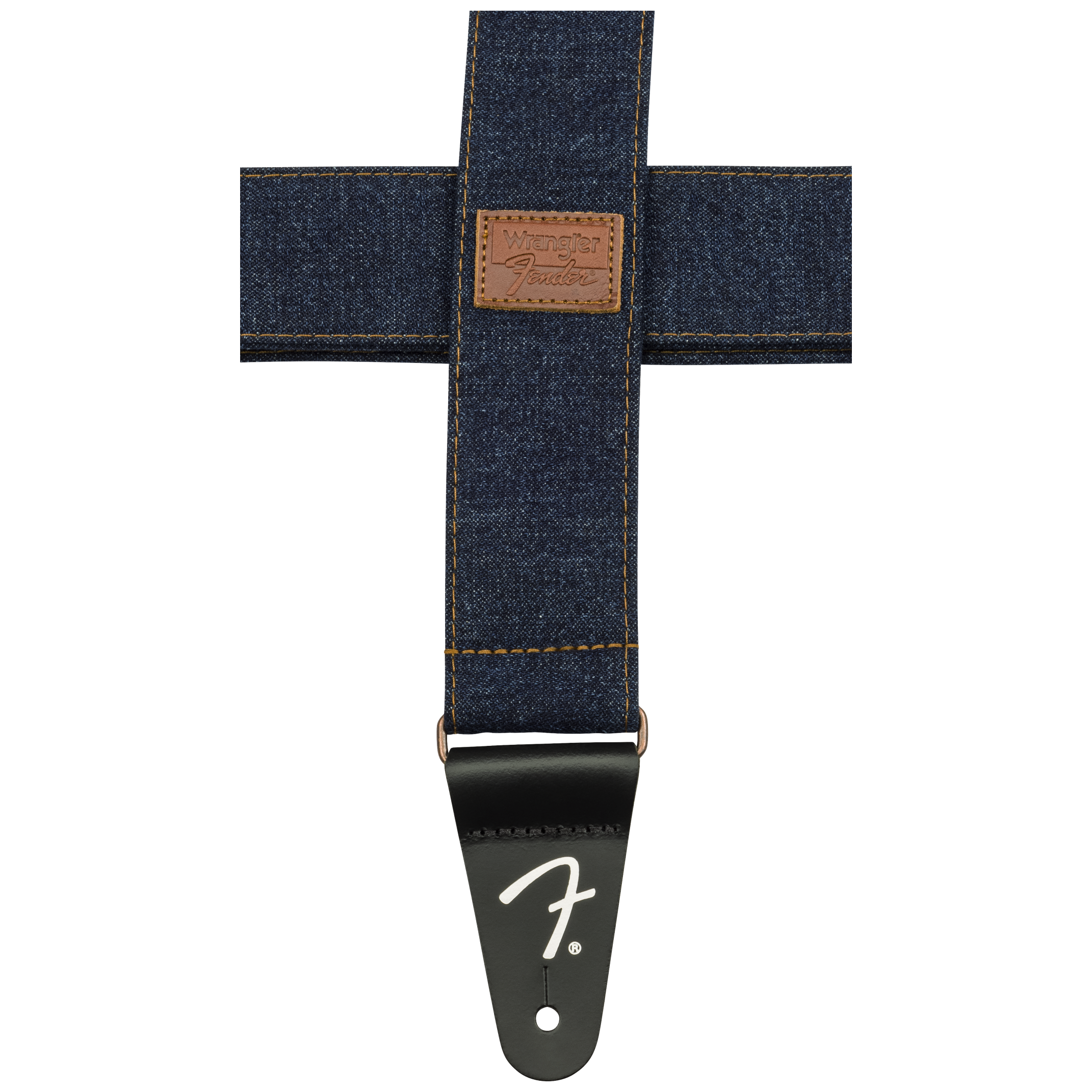 Fender Wrangler Denim Strap Dark Indigo 4
