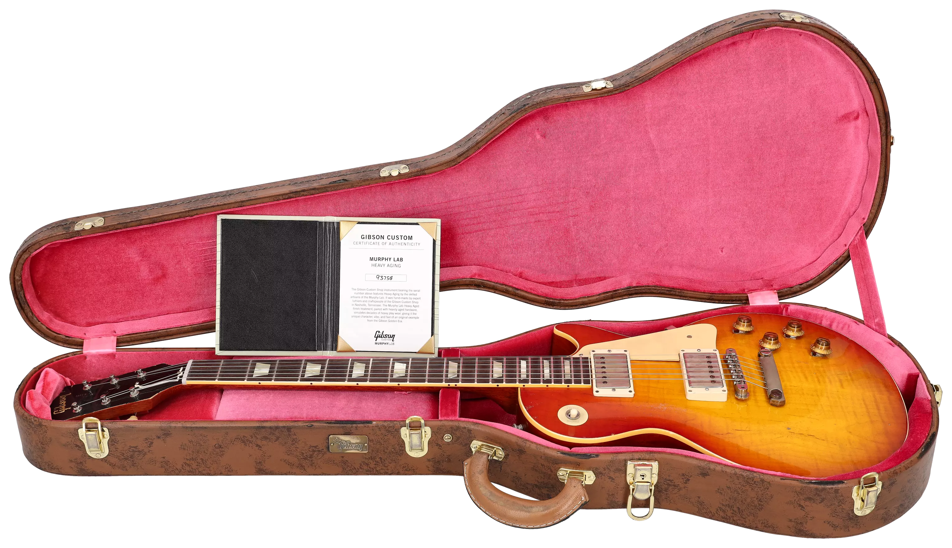 Gibson 1959 Les Paul Standard Reissue Heavy Aged Slow Iced Tea Fade Murphy Lab #93758 10