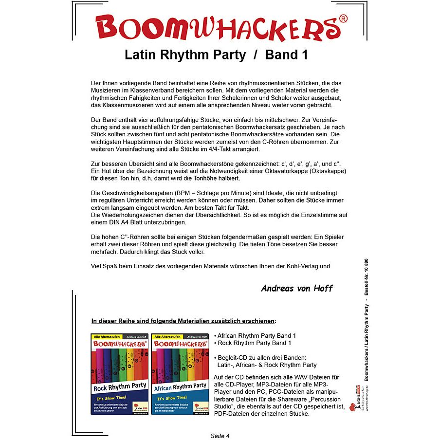  Boomwhackers Latin Rhythm Party 2