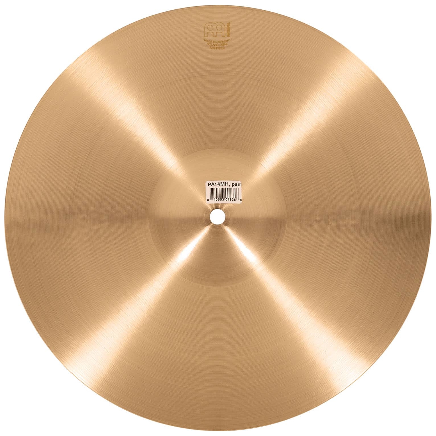 Meinl Cymbals - Meinl Cymbals PA14MH - 14 Pure Alloy Medium Hihat - 8