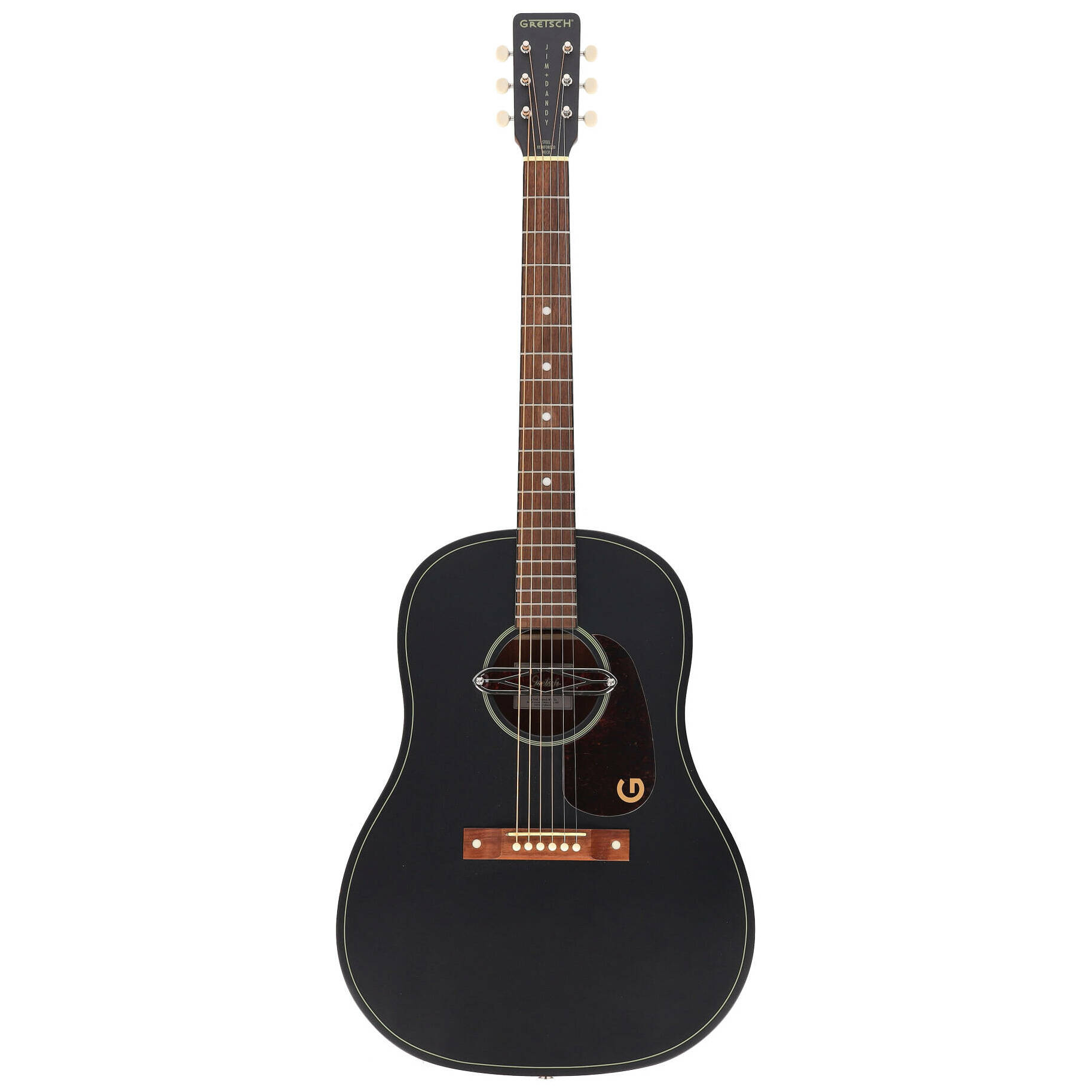 Gretsch Jim Dandy Deltoluxe Dreadnought WN TSPG BLKT