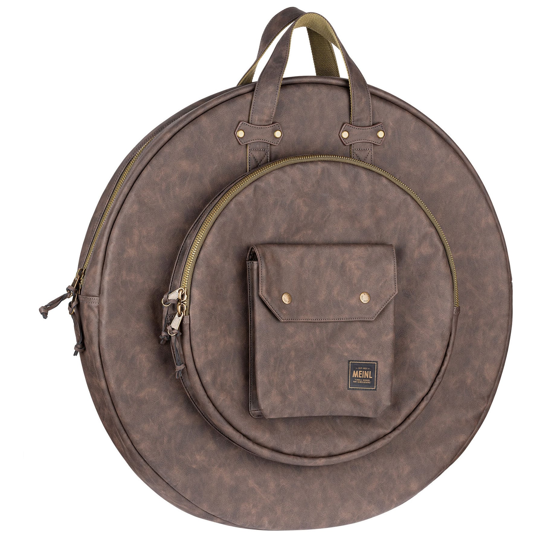 Meinl Cymbals MVHC22DB 22" Light Brown Vintage Hyde Cymbal Bag